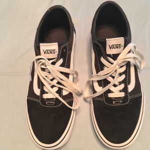 Vans black shoes